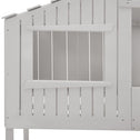 Kinderboomhutbed - 90x200cm - Wit