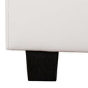 Gestoffeerd bed Paris - 140 x 200 cm - Wit - LED Verlichting