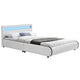 Gestoffeerd bed Sevilla - 140 x 200 cm - Wit