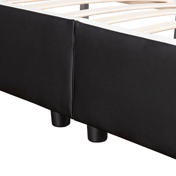 Gestoffeerd Bed Sevilla - 180 x 200 cm - Zwart - Afbeelding 11