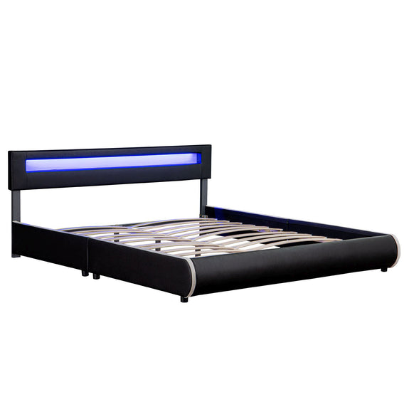 Gestoffeerd Bed Sevilla - 180 x 200 cm - Zwart - Afbeelding 3