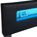 Gestoffeerd Bed Sevilla - 180 x 200 cm - Zwart