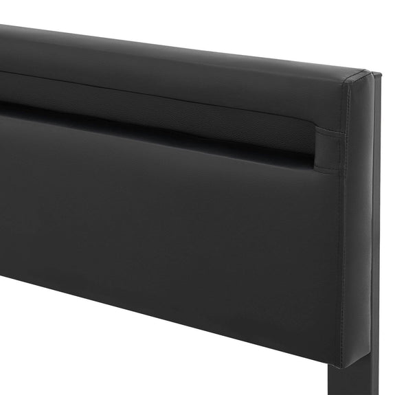 Gestoffeerd bed Lyon - 180 x 200 cm - Zwart - LED Verlichting & Bedlades - Afbeelding 13