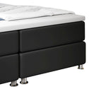 Boxspringbed Montana - 140 x 200 cm - Zwart - LED Verlichting