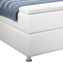 Boxspringbed Montana - 180 x 200 cm - Wit - LED Verlichting