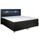 Boxspringbed Montana - 180 x 200 cm - Zwart - LED Verlichting