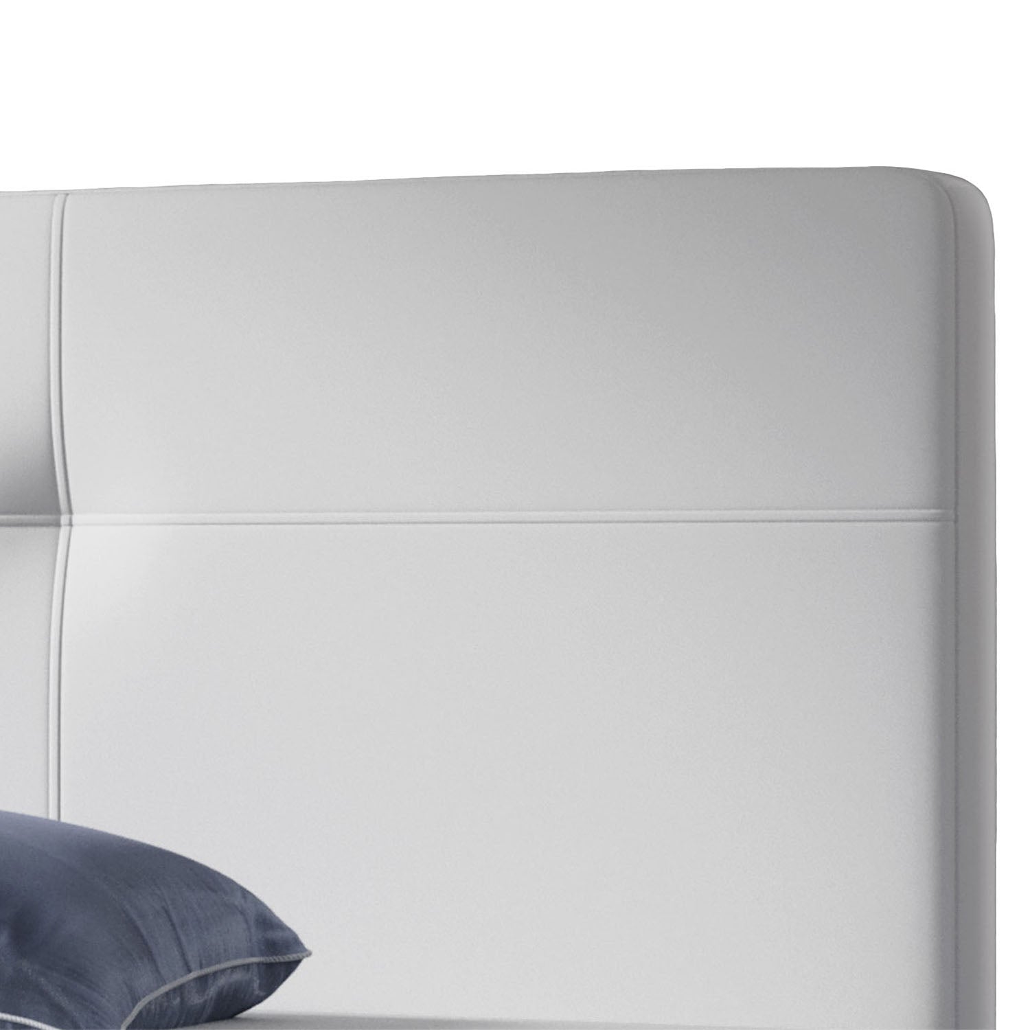 Boxspringbed Oakland - 140 x 200 cm - Wit - LED Verlichting