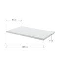 Topper / Matrastopper / Topmatras - 90 x 200 cm - H2 / H3 - Traagschuim
