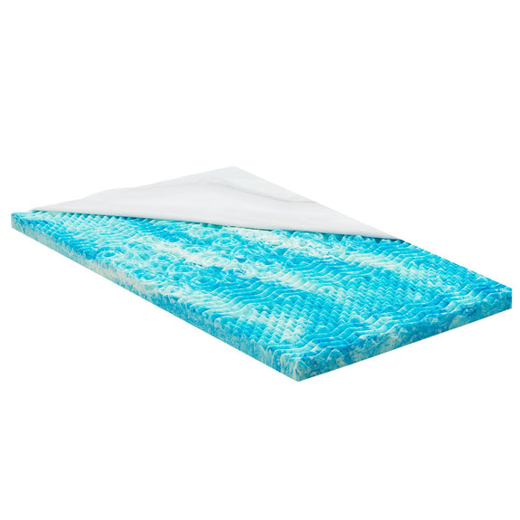 Topper / Matrastopper / Topmatras - 90 x 200 cm - H2 / H3 - Traagschuim - Afbeelding 1