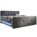 Boxspring Houston - 140 x 200 cm - Grijs