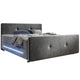 Boxspring Houston - 140 x 200 cm - Grijs