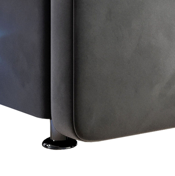 Boxspringbed Houston - 120 x 200 cm - Grijs - Afbeelding 5
