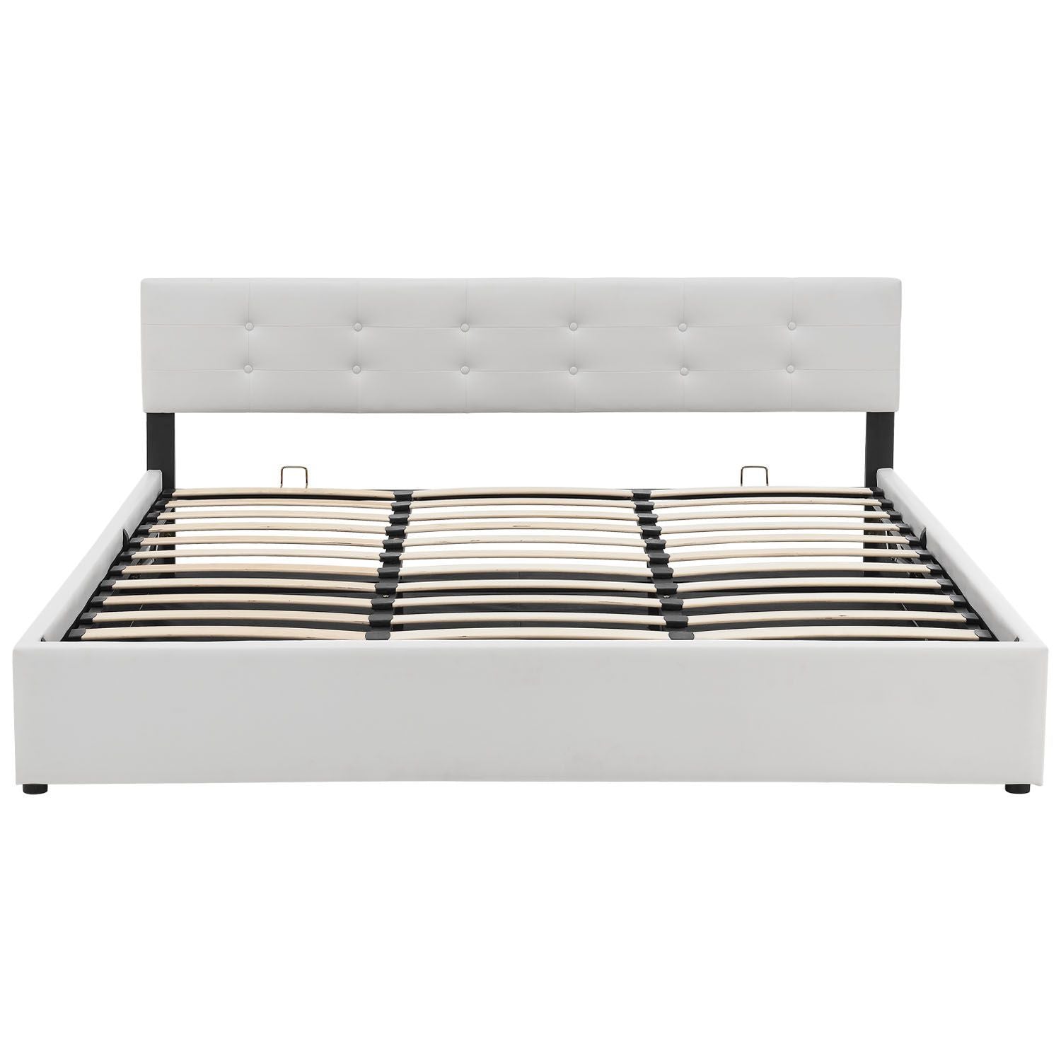 Gestoffeerd Bed Marbella - 180 x 200 cm - Wit - Bedlade