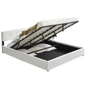 Gestoffeerd Bed Marbella - 180 x 200 cm - Wit - Bedlade