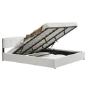 Gestoffeerd Bed Marbella - 180 x 200 cm - Wit - Bedlade