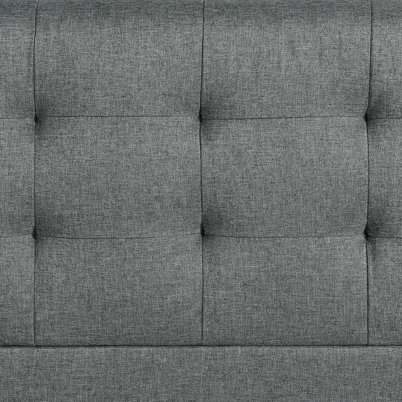 Gestoffeerd bed Manresa - 140 x 200 cm - Grijs - Afbeelding 7