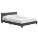 Gestoffeerd bed Manresa - 140 x 200 cm - Grijs