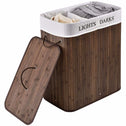 Bamboe Wasmand Curly - 100 L - Bruin - Uitneembare Waszak