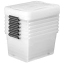 Opbergdoos / Opslagbox 45 L - Kunststof - 6-Delig - Incl. deksel
