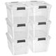 Opbergdoos / Opslagbox 60 L - Kunststof - 6-Delig - Incl. Deksel