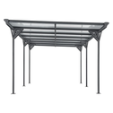 Carport / Terrasdak - Platdak - 5 x 3 m - Donkergrijs