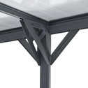 Carport / Terrasdak - Platdak - 5 x 3 m - Donkergrijs