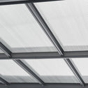 Carport / Terrasdak - Platdak - 5 x 3 m - Donkergrijs