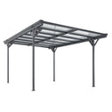 Carport / Terrasdak - Platdak - 5 x 3 m - Donkergrijs