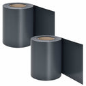 PVC Privacystrips - 2 stuks - 35 meter - Antraciet - Incl. Bevestigingsklemmen