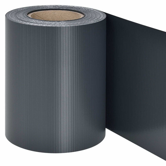 PVC Privacystrips - 2 stuks - 35 meter - Antraciet - Incl. Bevestigingsklemmen - Afbeelding 4