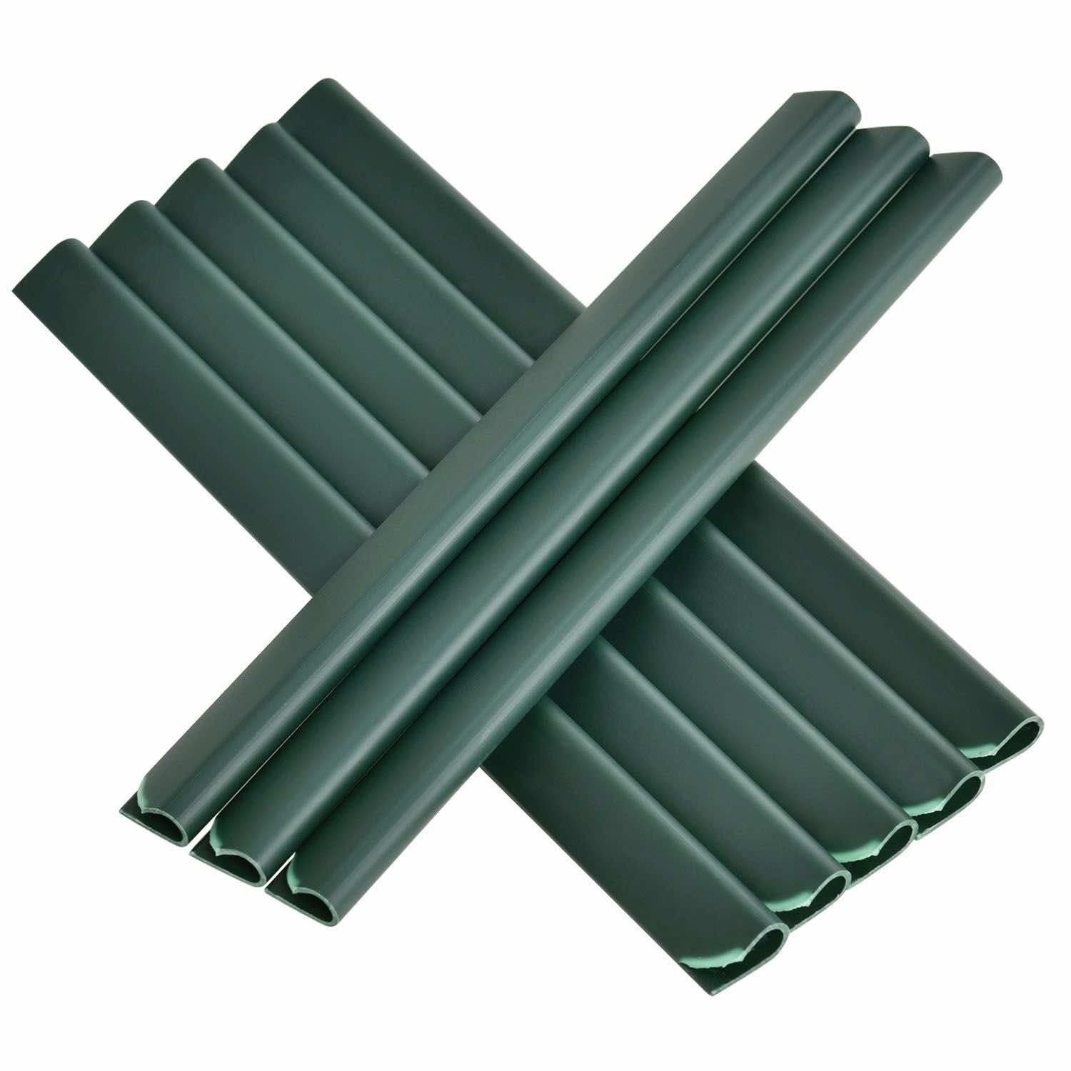 PVC Privacystrips - 3 stuks - 35 meter - Groen - Incl. Bevestigingsklemmen