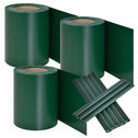 PVC Privacystrips - 3 stuks - 35 meter - Groen - Incl. Bevestigingsklemmen
