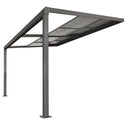 Aluminium Terrasoverkapping Jakarta - 3 x 4 m - Grijs - Schuifdak
