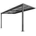 Aluminium Terrasoverkapping Jakarta - 3 x 4 m - Grijs - Schuifdak