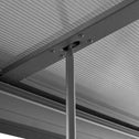 Aluminium Terrasoverkapping Jakarta - 3 x 3 m - Grijs - Schuifdak