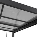 Overkapping / Carport Jakarta - Aluminium - 7 x 3 m - Incl. Schuifdak