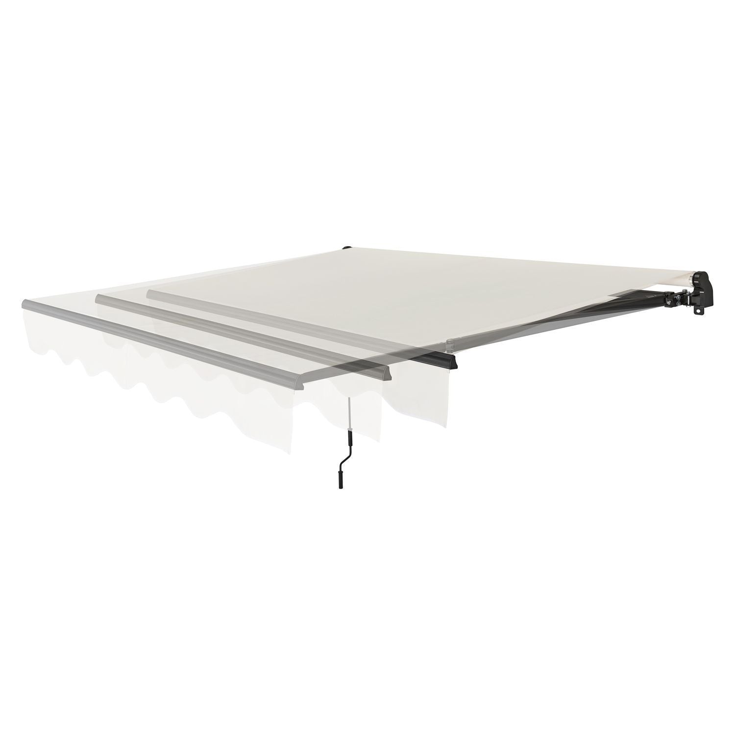 Zonnescherm / Luifel - 300 x 250 cm - Beige - Incl. Bevestigingsmaterialen