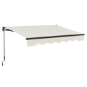 Zonnescherm / Luifel - 350x300 cm - Beige - Incl. Bevestigingsmaterialen