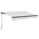 Zonnescherm / Luifel - 350x300 cm - Beige - Incl. Bevestigingsmaterialen