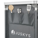 Compacte Inklapbare Campingkeuken Ruda - 97 x 50 x 78 cm - Grijs