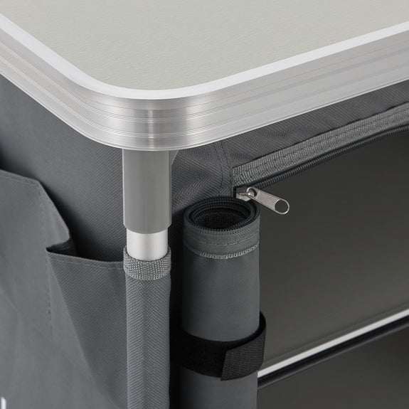 Compacte Inklapbare Campingkeuken Ruda - 97 x 50 x 78 cm - Grijs - Afbeelding 6