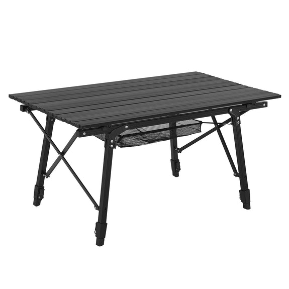Opvouwbare Campingtafel Picco - Zwart - 90 x 52 x 68 cm - Afbeelding 3