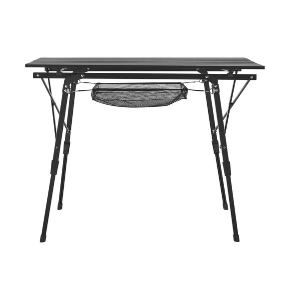 Opvouwbare Campingtafel Picco - Zwart - 90 x 52 x 68 cm - Afbeelding 4