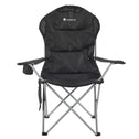 Inklapbare Campingstoel / Vouwstoel Lido - Zwart - Incl. Opbergtas