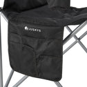 Inklapbare Campingstoel / Vouwstoel Lido - Zwart - Incl. Opbergtas