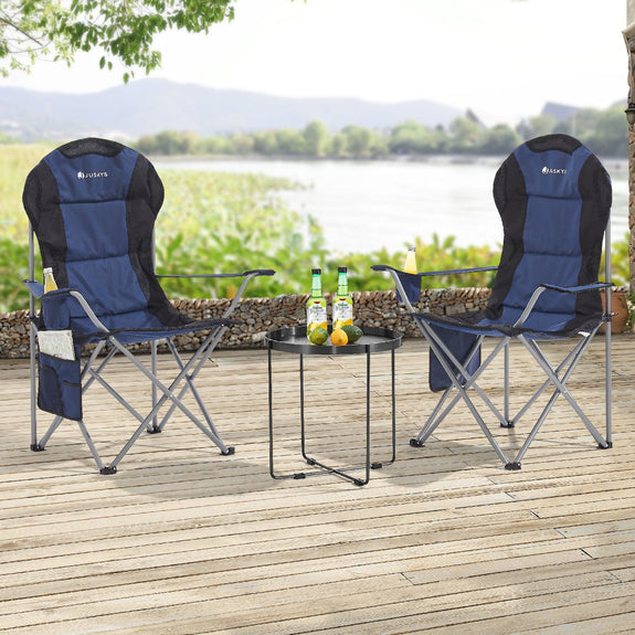 Inklapbare Campingstoel / Vouwstoel Lido - Blauw - Incl. Opbergtas - Afbeelding 13