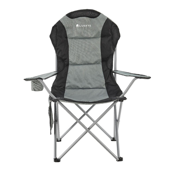 Inklapbare Campingstoel / Vouwstoel Lido - Grijs - Incl. Opbergtas - Afbeelding 3