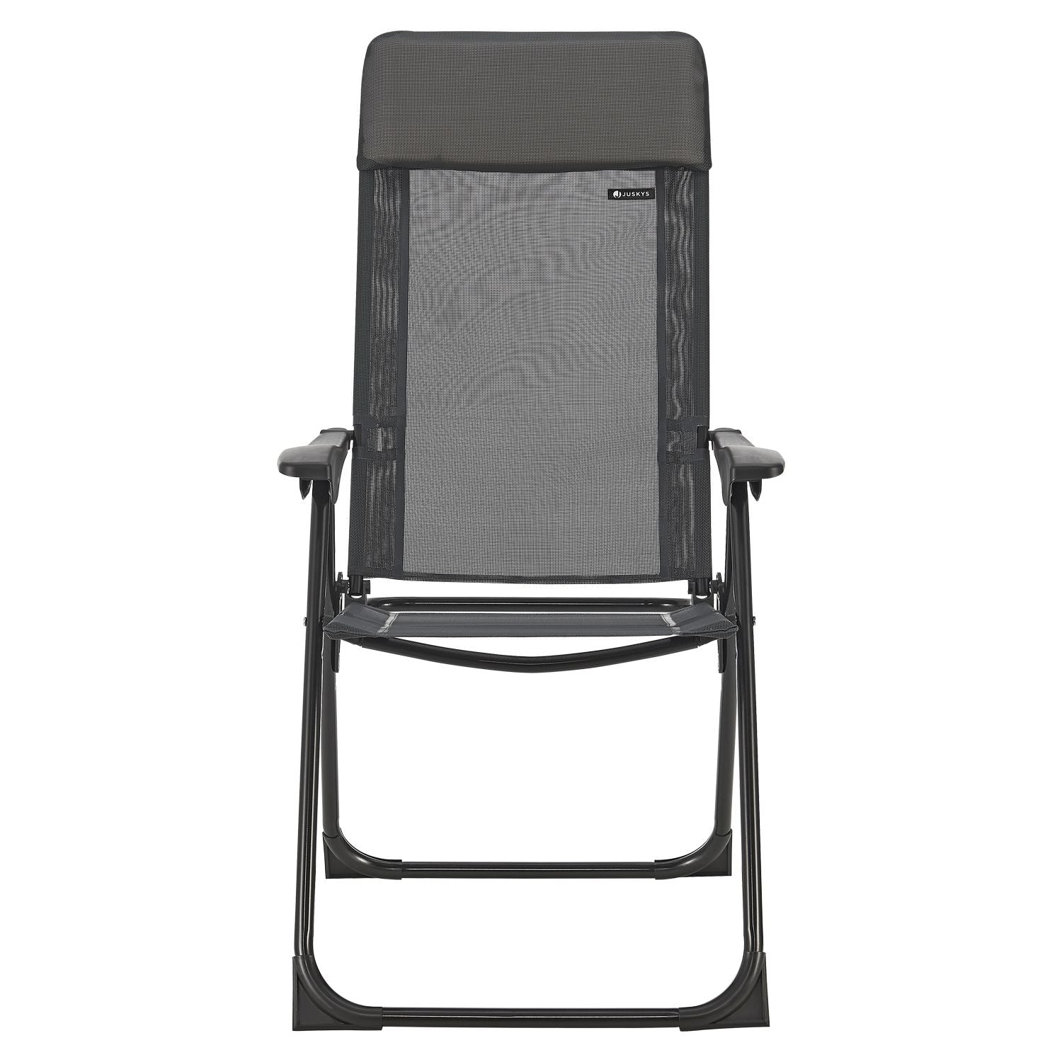2 stuks Inklapbare Campingstoel / Vouwstoel Torri - Antraciet