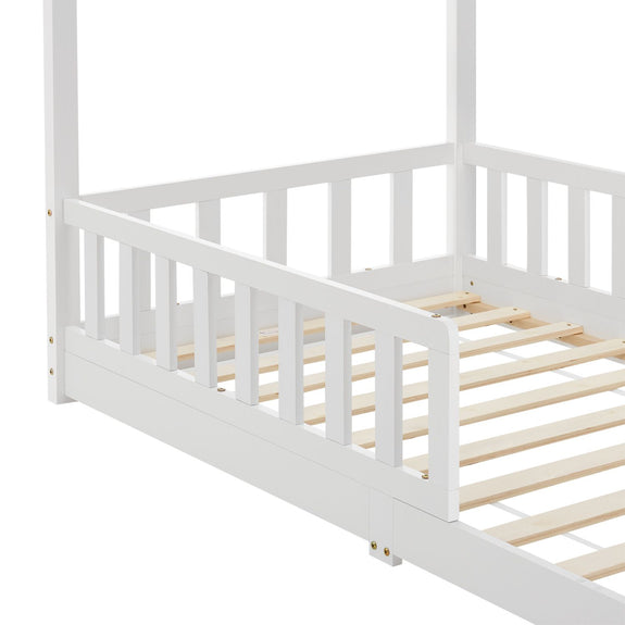 Kinderbed Marli - 90 x 200 cm - Wit - Afbeelding 2