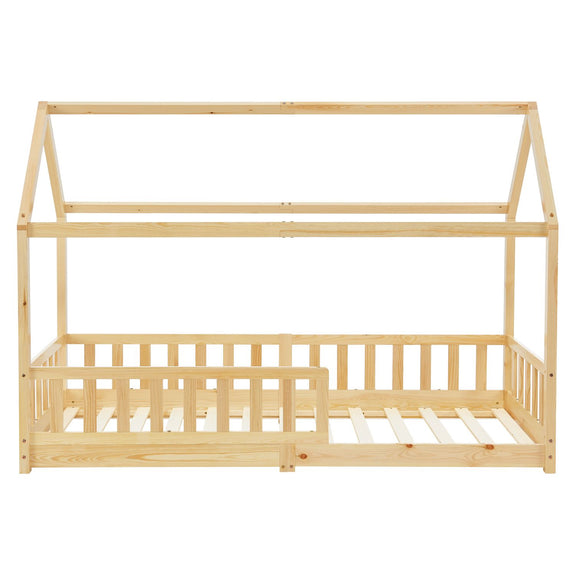 Kinderbed Marli - 90 x 200 cm - Houtkleur - Afbeelding 4